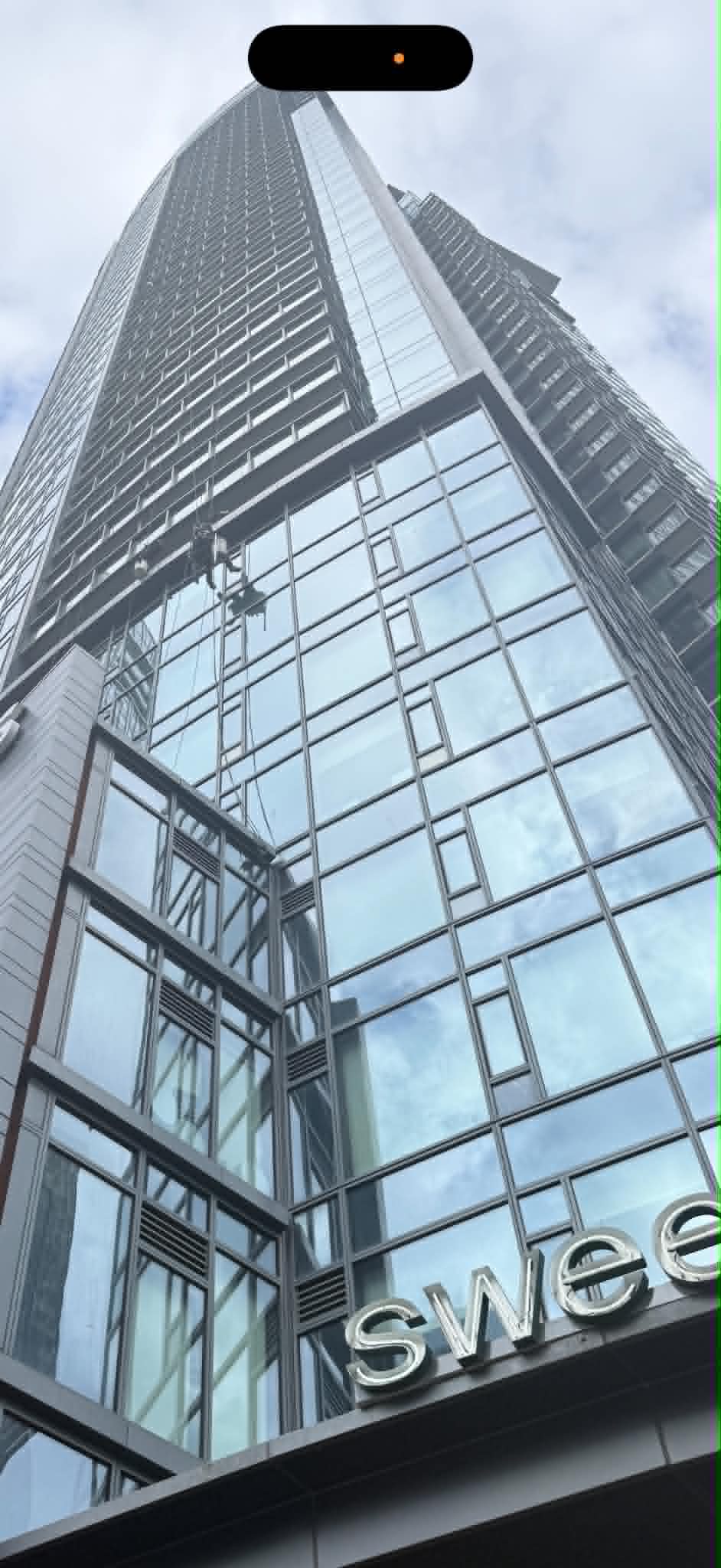 Pure View window cleaning project